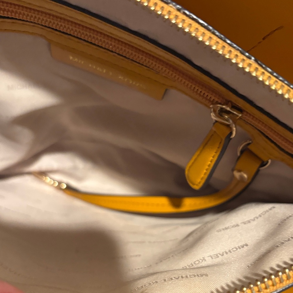 Michael Kors Mustard Satchel Bag - Picture 12 of 12